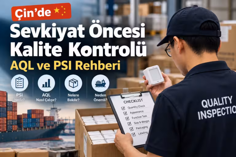 Çin’de Sevkiyat Öncesi Kalite Kontrolü: AQL ve PSI Rehberi